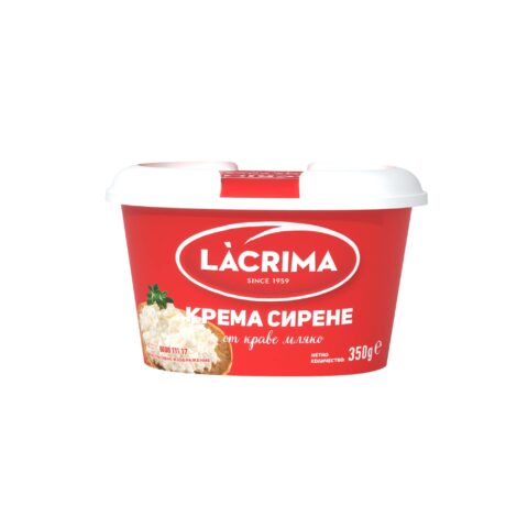 Lacrima Cream Cheese 350g – Bulgarian Cow’s Milk Spreadable Cheese