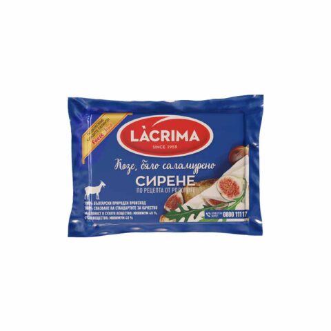 Lacrima White Brined Goat Cheese 350g – Bulgarian Sirene from Goat’s Milk