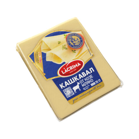 Lacrima Goat Yellow Cheese 300g – Bulgarian Kashkaval from Goat’s Milk
