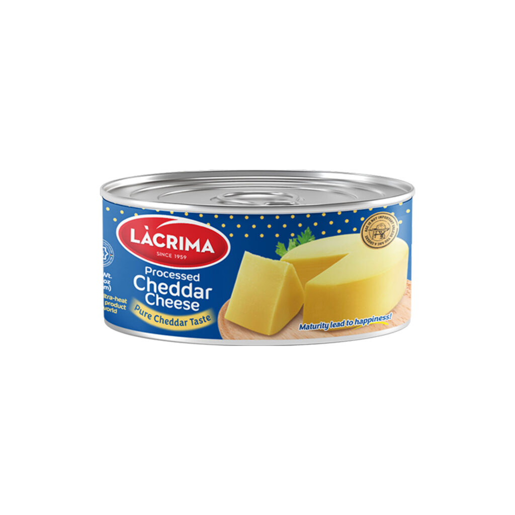 Processed Cheddar Cheese - LACRIMA